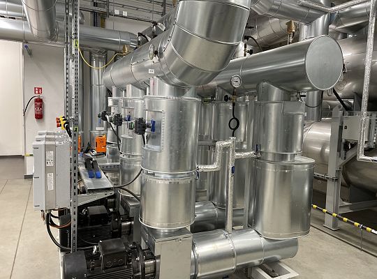 Kogeneracja z pompami ciepła o łącznej mocy 3,3MW